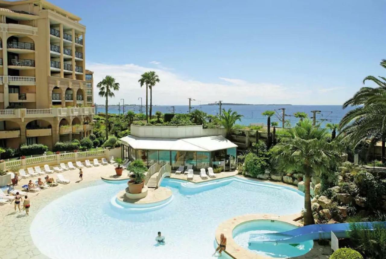 Zen Beach Cannes Sea View Apartment Beach In Front X2 Pools-Ac-Clim-Wifi-Free Parking Inside Exterior photo
