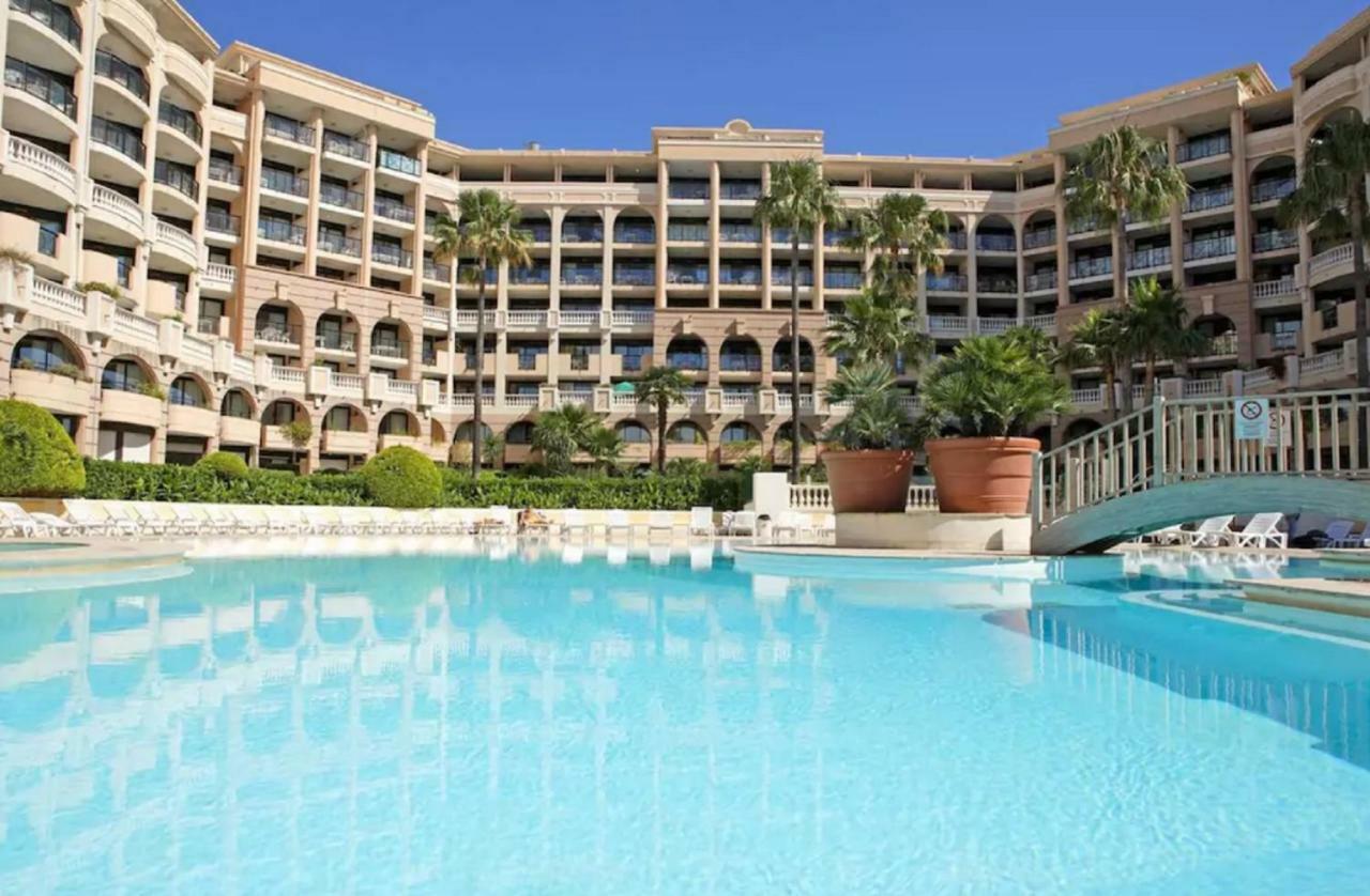 Zen Beach Cannes Sea View Apartment Beach In Front X2 Pools-Ac-Clim-Wifi-Free Parking Inside Exterior photo