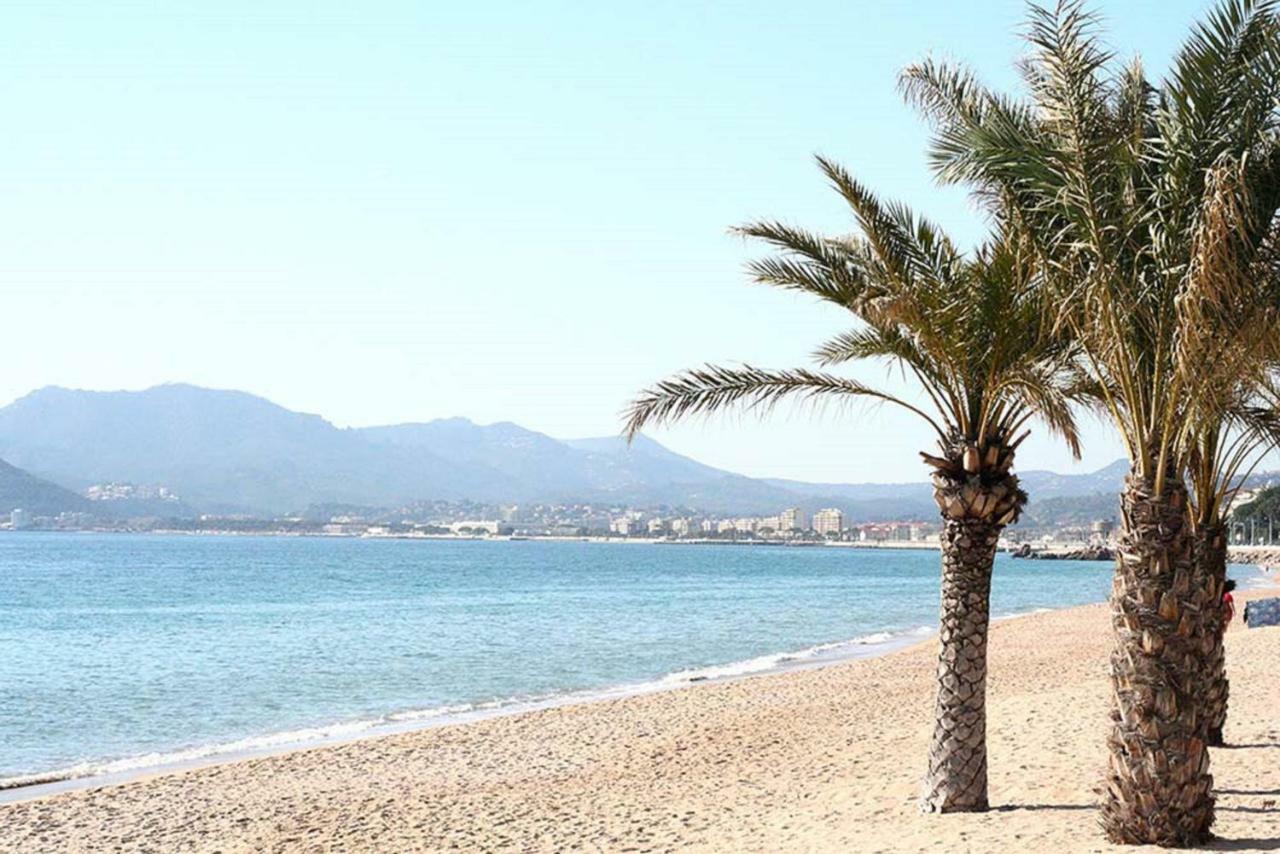 Zen Beach Cannes Sea View Apartment Beach In Front X2 Pools-Ac-Clim-Wifi-Free Parking Inside Exterior photo